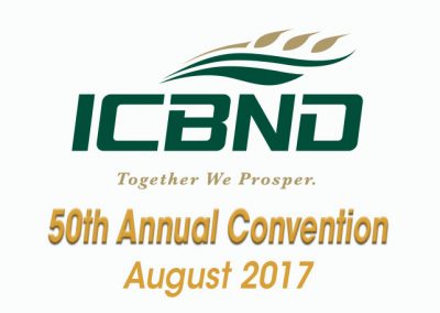 August 14, 2017ICBND 50th Convention & Expo